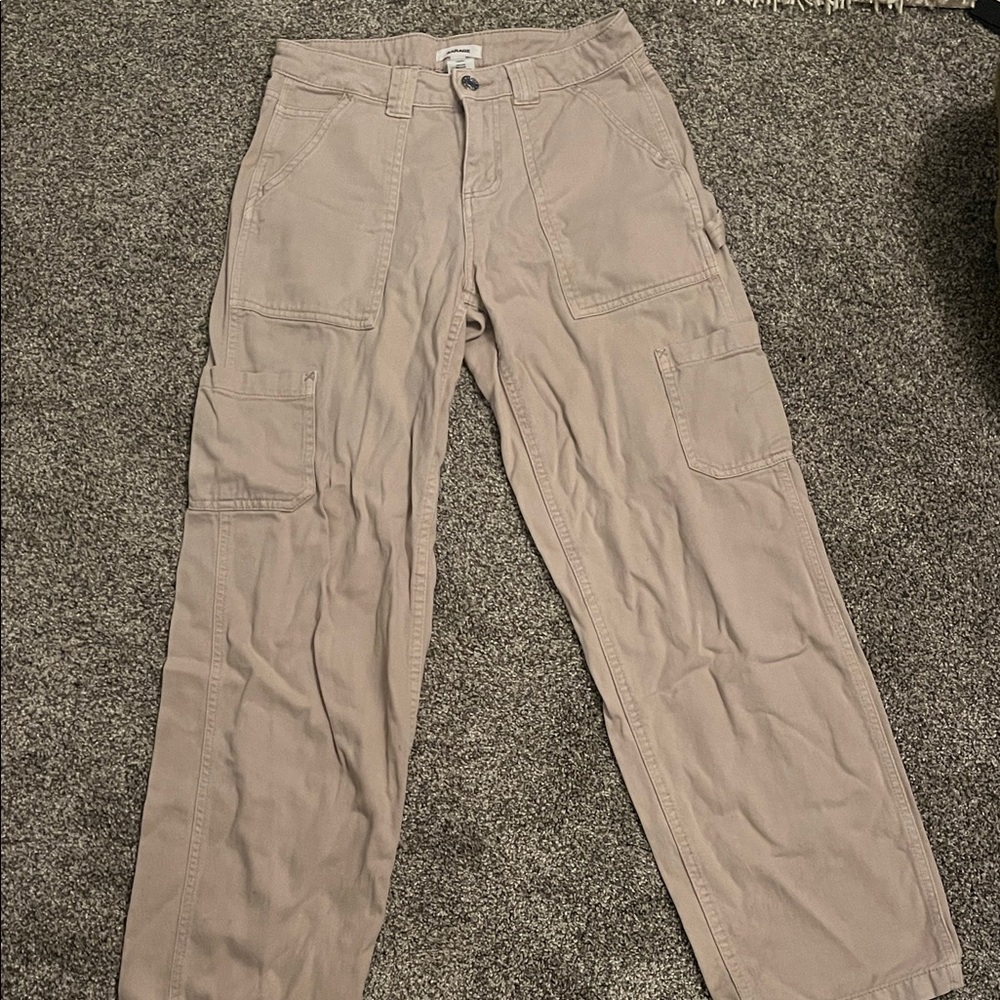 Garage Beige Cargo Pants